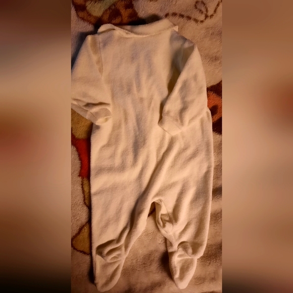 🍀3/15 Vintage 80s Yellow Footie sleeper - Picture 7 of 9